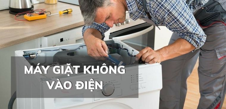 Cách khắc phục máy giặt không vào điện